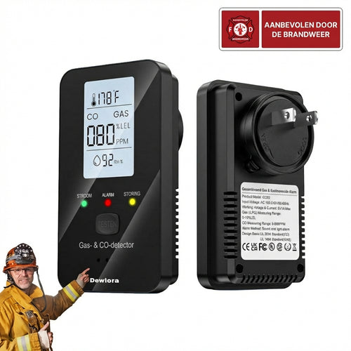 Hexro 4 In 1 CO Detector