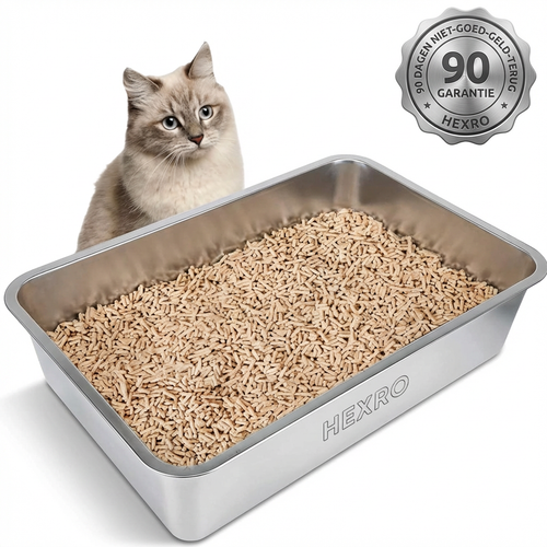 Hexro Stainless Steel Litter Box