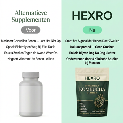 Probiotische Kombucha Gummies  Voor Gezwollen Benen
